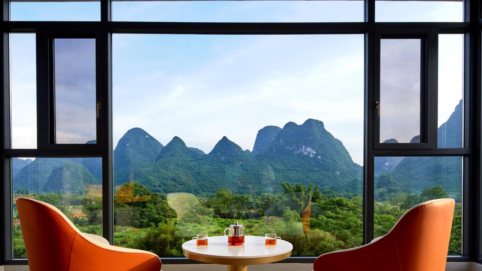 Yangshuo Fortune Lake Inn- One Way Free Pick Up From Airport Or Ts Over 3 Nights 外观 照片